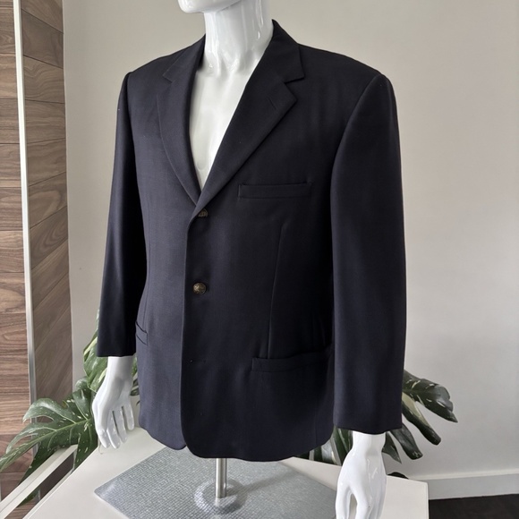 Gianni Versace Blazer Jacket Wool Buttons Medusa Sz 50 us *Vintage* - Picture 1 of 10